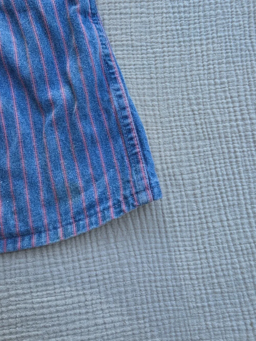 Vintage 80s/ 90s OshKosh B'Gosh Striped Dress Overalls